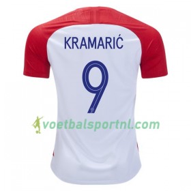 Kroatië Kramaric 9 Thuis Shirt WK voetbal 2018